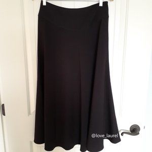 Sundance Black 4-Panel A-Line Maxi Skirt Size 4
